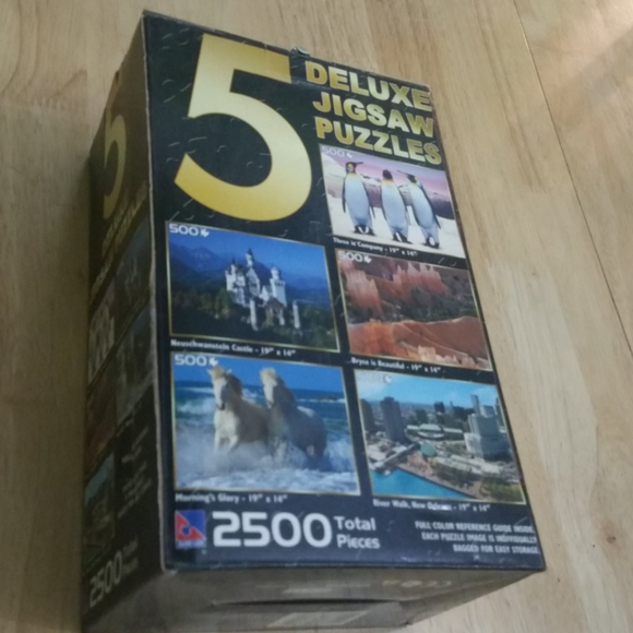 🔵 5 deluxe jigsaw puzzles - Picture 2 of 3